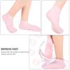 1 Set Moisturizing Gloves and Socks Set Silicone Gel Spa Gloves Remover Socks Beauty Hand Mitts Size L (Pink) view 4