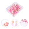 Beaupretty 100pcs Double-ended Eyeshadow Applicators Flexible Sponge Tips for Precise Makeup Application Eye Shadow Brushes and Packaging view 3