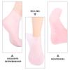 1 Set Moisturizing Spa Gloves and Socks Set Gel Gloves and Socks Remover for Moisturizing Soften Dry Rough and Cracked Hands Feet Size (Pink) view 3