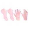 1 Set Moisturizing Spa Gloves and Socks Set Silicone Gel Spa Gloves Remover Socks Beauty Hand Mitts Size S (Pink) view 1