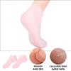 1 Set Moisturizing Spa Gloves and Socks Set Silicone Gel Spa Gloves Remover Socks Beauty Hand Mitts Size S (Pink) view 2