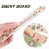 FRCOLOR 12pcs Christmas Nail Files Double Sided Emery Board Nail Sanding File for Natural and Acrylic Nails (Random Style) view 2