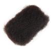 Drasawee 3 Bundles Kinky Bulk Human Hair Remy Mongolian Afro Kinky Bulk 50 Gram/Pc Curly Hair Crochet for Braiding Hair Extensions for Women Dark Brown 3 Packs view 2