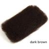 Drasawee 3 Bundles Kinky Bulk Human Hair Remy Mongolian Afro Kinky Bulk 50 Gram/Pc Curly Hair Crochet for Braiding Hair Extensions for Women Dark Brown 3 Packs view 4