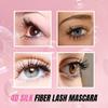 Silk Fiber Mascara 4D, Lengthening and Thickening, Volumizing, Long Lasting, Smudge-Proof, All Day Full, Long, Thick, Smudge-Proof Eyelashes view 4