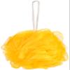 BRUBAKER Cosmetics - Premium Bath & Shower Sponge - Exfoliating Body Pouf - with String for Hanging - 5 Pack - Yellow view 3