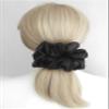 38 Colors Available, Big Scrunchies for Hair, Soft Cheer Chiffon large Ponytail Holder, Cute Birthday Gift for Women Girl Teen, Holiday Accessory (Black) view 2