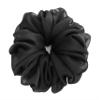 38 Colors Available, Big Scrunchies for Hair, Soft Cheer Chiffon large Ponytail Holder, Cute Birthday Gift for Women Girl Teen, Holiday Accessory (Black) view 3