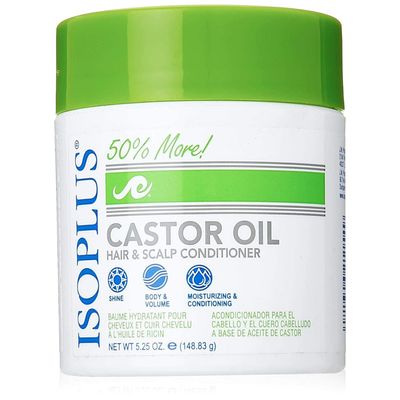 Isoplus Castor Oil Hair Scalp Conditioner 5.25 Oz,Pack of 12