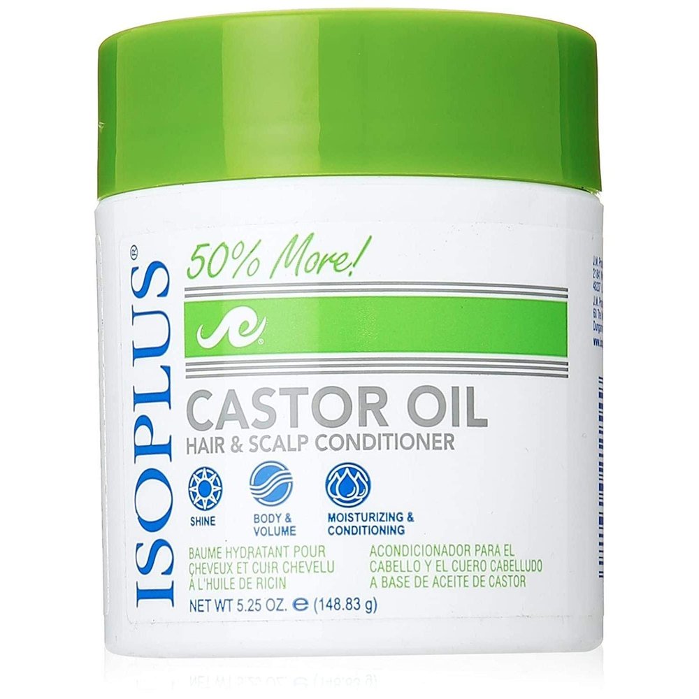 Isoplus Castor Oil Hair Scalp Conditioner 5.25 Oz,Pack of 12