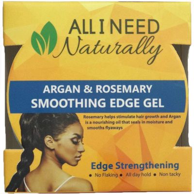 All I Need Naturally Argan And Rosemary Smoothing Edge Gel, 2 Oz.