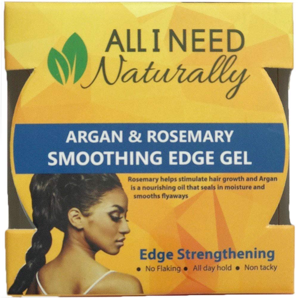 All I Need Naturally Argan And Rosemary Smoothing Edge Gel, 2 Oz.
