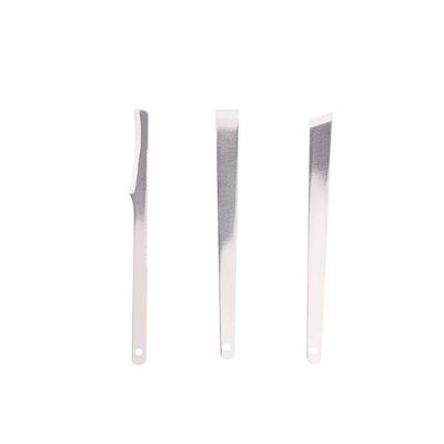 3pcs/Set Dead Skin Removal Feet Scraper Pedicure Knife Tools, Professional Foot Care Manicure Pedicure Blade