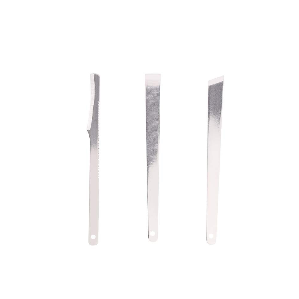 3pcs/Set Dead Skin Removal Feet Scraper Pedicure Knife Tools, Professional Foot Care Manicure Pedicure Blade