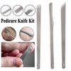 3pcs/Set Dead Skin Removal Feet Scraper Pedicure Knife Tools, Professional Foot Care Manicure Pedicure Blade view 3