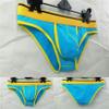 Andongnywell 3 Pack Men's Underwear Briefs Pack Cotton Low Rise Multi Color Soft Underpant Knickers (Blue,XX-Large) view 2