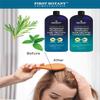 First Botany, Peppermint Rosemary Hair Regrowth and Anti Hair Loss Shampoo and Conditioner Set - Daily Hydrating, Detoxifying, Volumizing Shampoo and Fights Dandruff For Men and Women 16 fl oz x 2 view 2