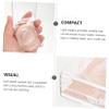 6pcs High Transparent Eyelash Box Cosmetic Plastic 3d view 2