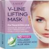 V Shaped Contouring Face Mask Line Shaping Lifting Belt Neck Reduction Jawline Lift Tape Enhancer Face Patch Firming Tightening Skin Chin Up Sculpting Collagen Mask Hyaluronic Acid Aloe Vera 10pcs view 1
