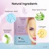 V Shaped Contouring Face Mask Line Shaping Lifting Belt Neck Reduction Jawline Lift Tape Enhancer Face Patch Firming Tightening Skin Chin Up Sculpting Collagen Mask Hyaluronic Acid Aloe Vera 10pcs view 4