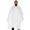 Barber Strong The Barber Cape Haircut Cover for Men, Hair Repelling and Static-Reducing Material, Flexible Elastic Neckband, Water Resistant Fabric, Oversized for Complete Coverage - White 24K Gold view 1
