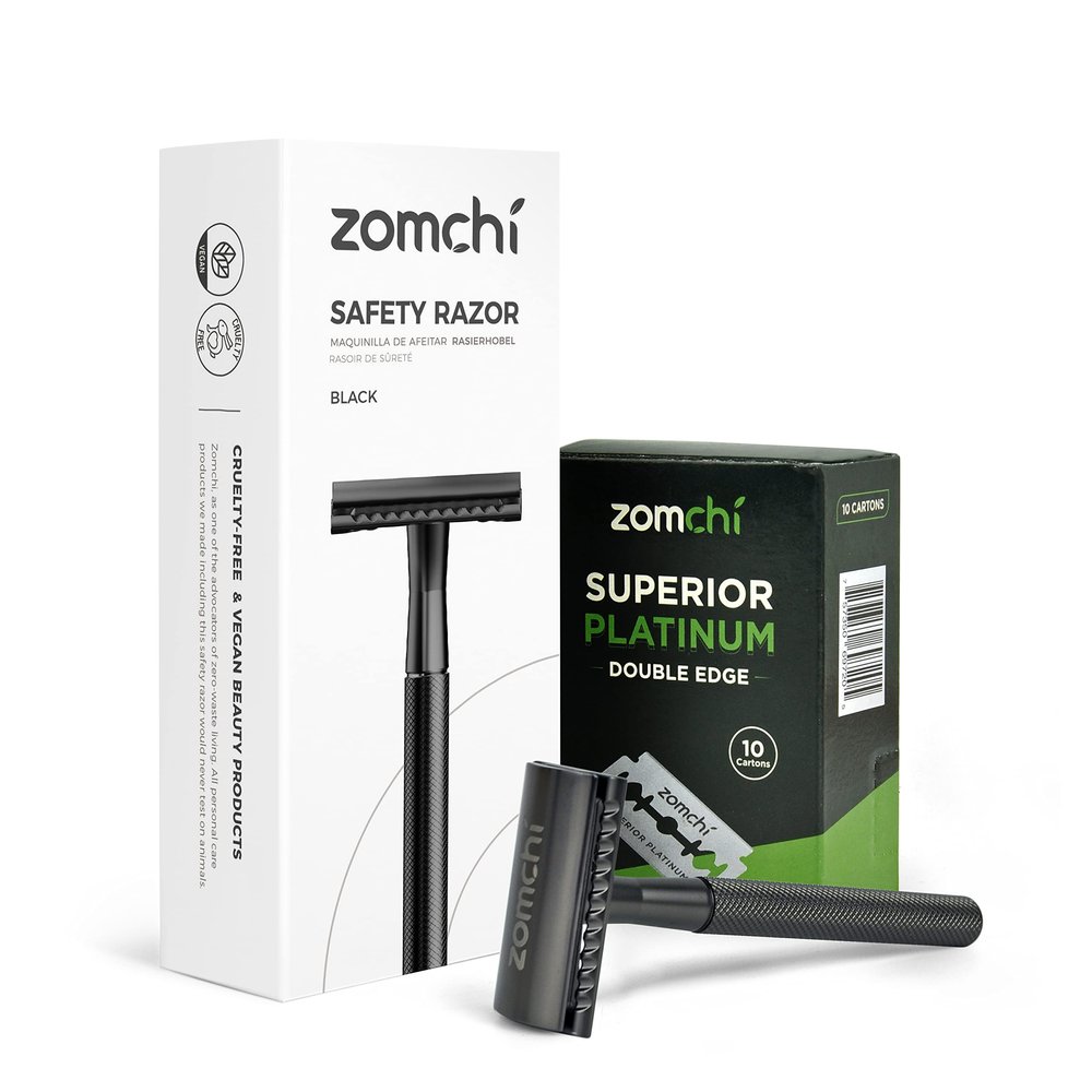 Bundle for black metal razor and blades