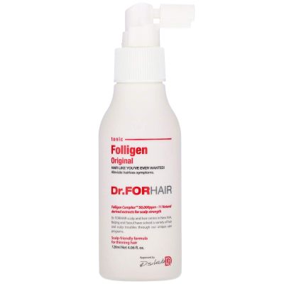 Dr.FORHAIR Folligen Tonic | Scalp Serum for Hair Care | Scalp Care and Nourishment | Revitalizing Tonic for Healthy Scalp & Hair Thickening, 4.06 fl oz