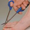 Toenail Scissors Long Handled Curved Head Toenail Trimmers Clippers Perfect for Men Women Elderly Thick Toe Nails Toe Scissors view 2