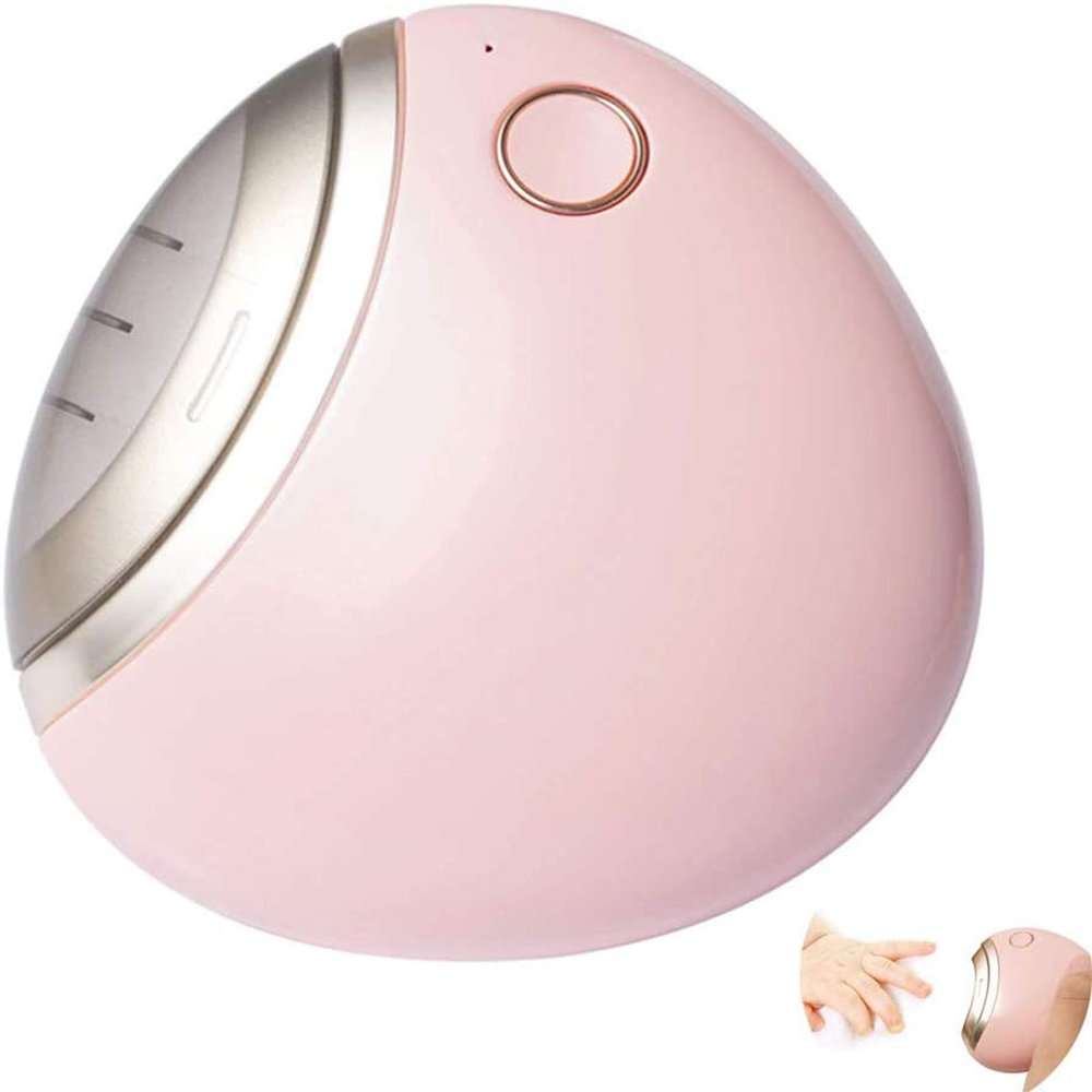 Automatic Nail Trimmer Electric Nail Clippers Safe Automatic Manicure Nail Scissors Trimmer Grinder Fingers Toes Nail Art Tools for Adult Kids Elderly,Pink