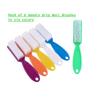 6 Pcs Handle Grip Nail Brush, Nail Cleaning Brushes for Toes and Fingernail view 2