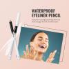 12PCS Erinde White Eyeliner Pencil, Soft Highlighter Gel Eyeliner Pencil, Eye Liner Pen, Professional Eye Bighten Eyeshadow Waterproof Matte Hypoallergenic, Easy to Colour, Skin Marker Pen view 4