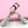Bestbling Bling Rhinestones Makeup Eyelash Curler with Refill Silicone Pressure Pads and Spring Loaded for No Pinching or Pulling (Silver) view 3