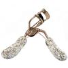 Bestbling Bling Rhinestones Makeup Eyelash Curler with Refill Silicone Pressure Pads and Spring Loaded for No Pinching or Pulling (Silver) view 4