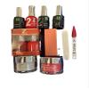 Zarahsupplies Dipping Powder Nail Starter Kit of red Color for Nail Manicure Nail Art Set Essential Kit, 2 pcs Dipping Powder, 4 pcs 15ml Liquid, No UV Lamp,Easy to Apply view 1