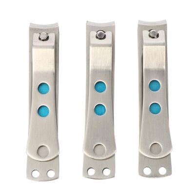 3pcs Stainless Steel Nail Clippers Toenail Clipper Trimming Tool Toe Nail Cutters Trimming Nail Clipper Stainless Steel Cutters Finger Nail Clipper Finger Nail Cutters