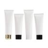 Skydume 10 Pcs 80ml Empty Plastic Squeeze Bottles Refillable Travel Cosmetic Sample Packing Containers Tubes for Facial Cleaner Shampoo Shower Gel Lotion White view 1