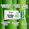 The Cheeky Panda Face Wipes | Unscented Biodegradable Makeup Remover Wipes | Pack of 25 Wet Wipes view 3