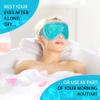 Cooling Eye Mask with Gel Bead, Reusable Cold Compress Ice Pack Sleeping Eye Cooling Pads for After Eyelid Surgery, Puffiness, Puffy Eyes, Headache, Migraine Relief(Blue) view 4