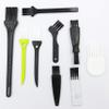 LEZHISNUG Electric Shaver Cleaning Brushes Razor Cleaner Set Nylon Bristles PP Handle Compatible with Electric Shaver, Trimmer - Set of 9, Mans Small Brush kit, Razor Cleaner view 1