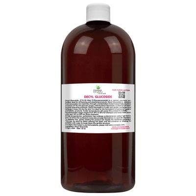 Dr Joe Lab Decyl Glucoside Natural Surfactant - Surfactants for Soap Making, Lauryl Glucoside, DIY Shower Gel, Skin Care, Body and Face Wash, Plant Derived, Natural - 32 Oz