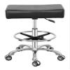 Antlu Adjustable Rolling Swivel Stool Chair for Massage Office Tattoo Kitchen, Work Heavy Duty Stool with Wheels (Black, with Foot Rest) view 1