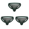 Andongnywell 3 Pack Mens Micro Mesh Briefs Comfortable Bulge Pouch Underwear Lingerie Underpants Knickers (ArmyGreen,X-Large) view 1