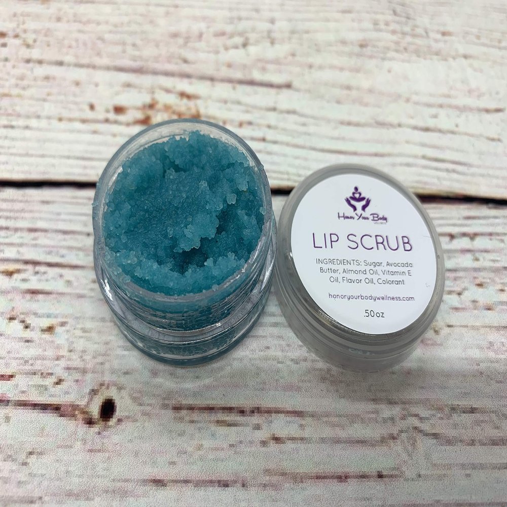 Exfoliating Flavored Lip Scrub Set of 3