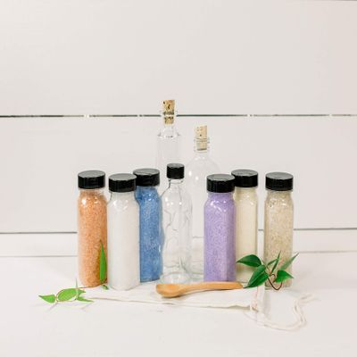 Bath Salt Soak Gifts - 6 Pack Scented Premium Bath Salt Set