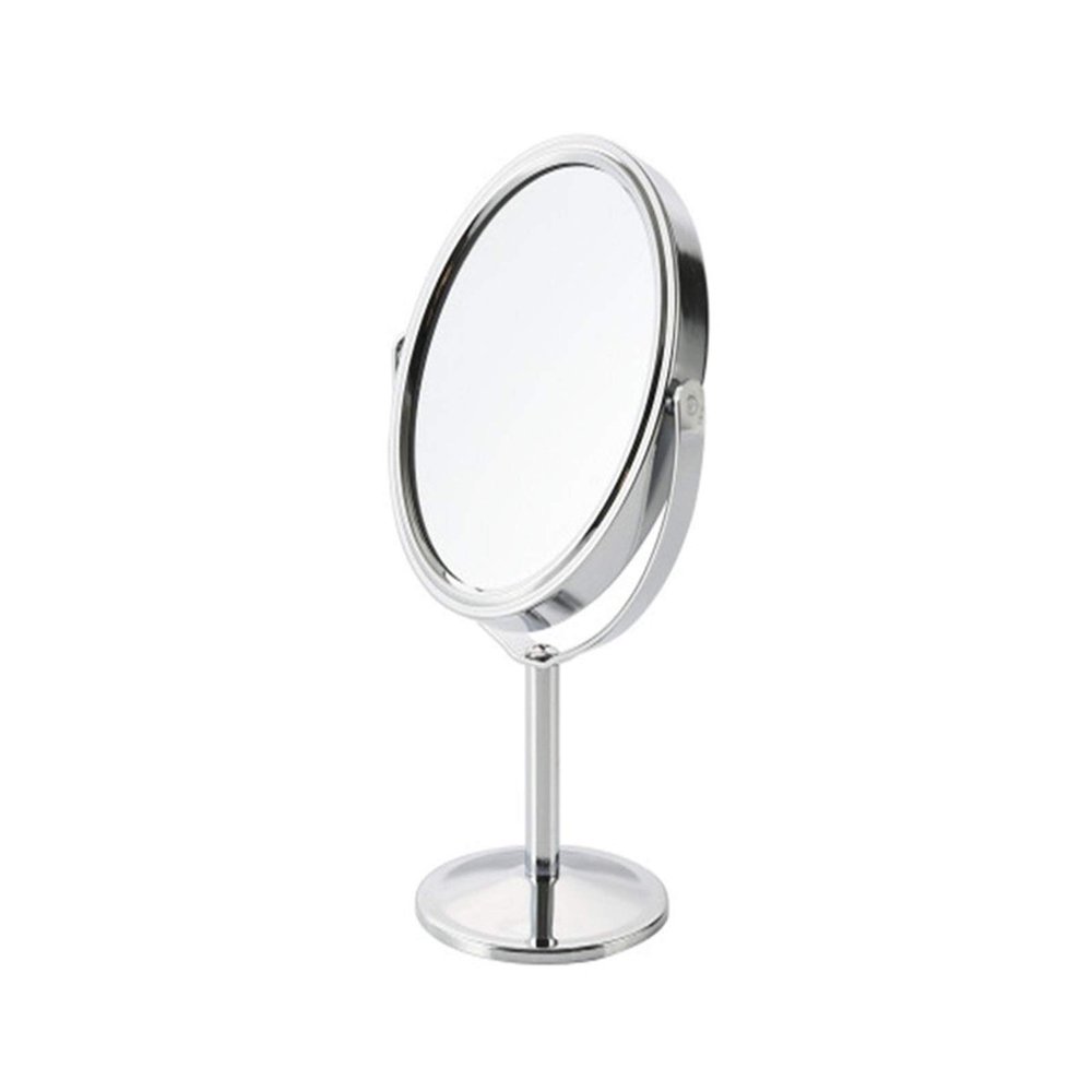 1PC Acrylic Hand Mirror Cosmetic Mirror with logo Salon Barbers Hair Dressing Paddle Hairdressers Handheld Mirror (Color : Gold)