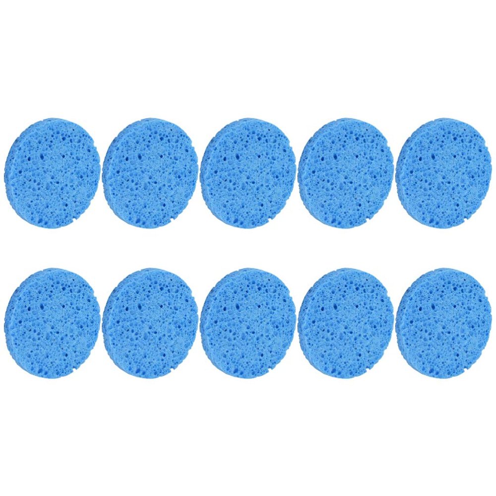 10pcs Facial Sponge Removal Sponge Facial Exfoliating Puff Sponges for Cleaning Facial Cleaning Sponge Makeup Removal Puff Face Sponges for Makeup Removal Cosmetic Round