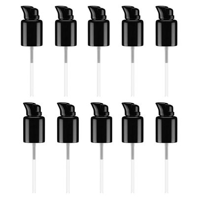 10PCS 415/20mm Black Plastic Replacement Dispensers Pump Top Head with Rotate Lock and Cover for 20mm Caliber PET Bottles