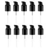 10PCS 415/20mm Black Plastic Replacement Dispensers Pump Top Head with Rotate Lock and Cover for 20mm Caliber PET Bottles view 1