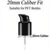 10PCS 415/20mm Black Plastic Replacement Dispensers Pump Top Head with Rotate Lock and Cover for 20mm Caliber PET Bottles view 2