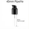 10PCS 415/20mm Black Plastic Replacement Dispensers Pump Top Head with Rotate Lock and Cover for 20mm Caliber PET Bottles view 3